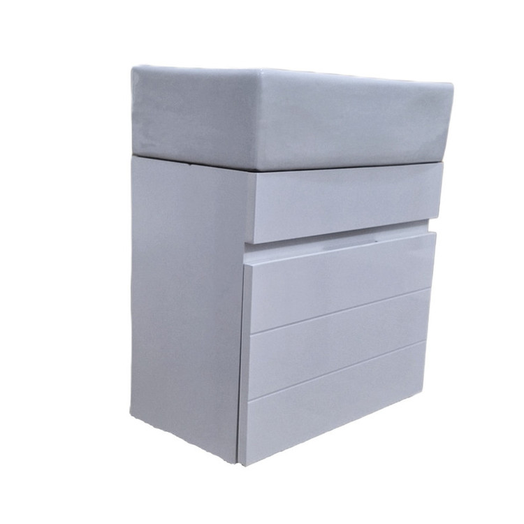 ست کابینت و روشویی مدل آندره سفید۴۵/۲۵