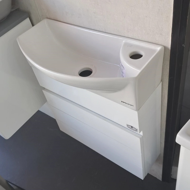 روشویی کابینتی مروا کابین مدل رمینی (طول 45 عرض 21) (پس کرایه)